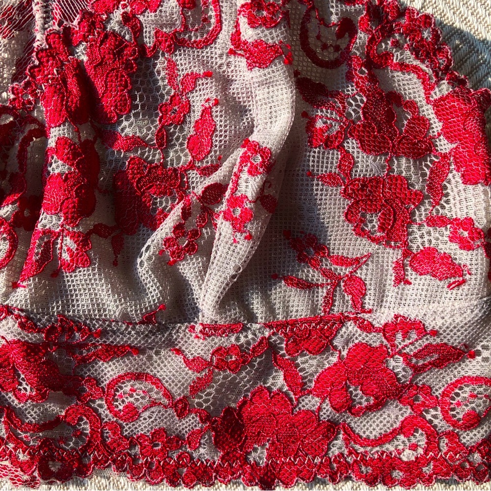 NWT Free People Wild Roses Racerback Bra XS - Picture 3 of 3